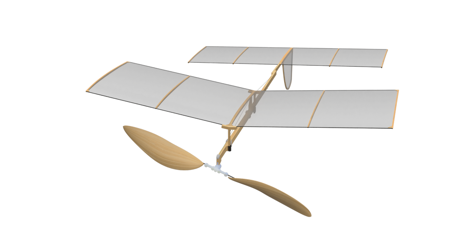 Classic Kit rendering with rectangular Mylar wings