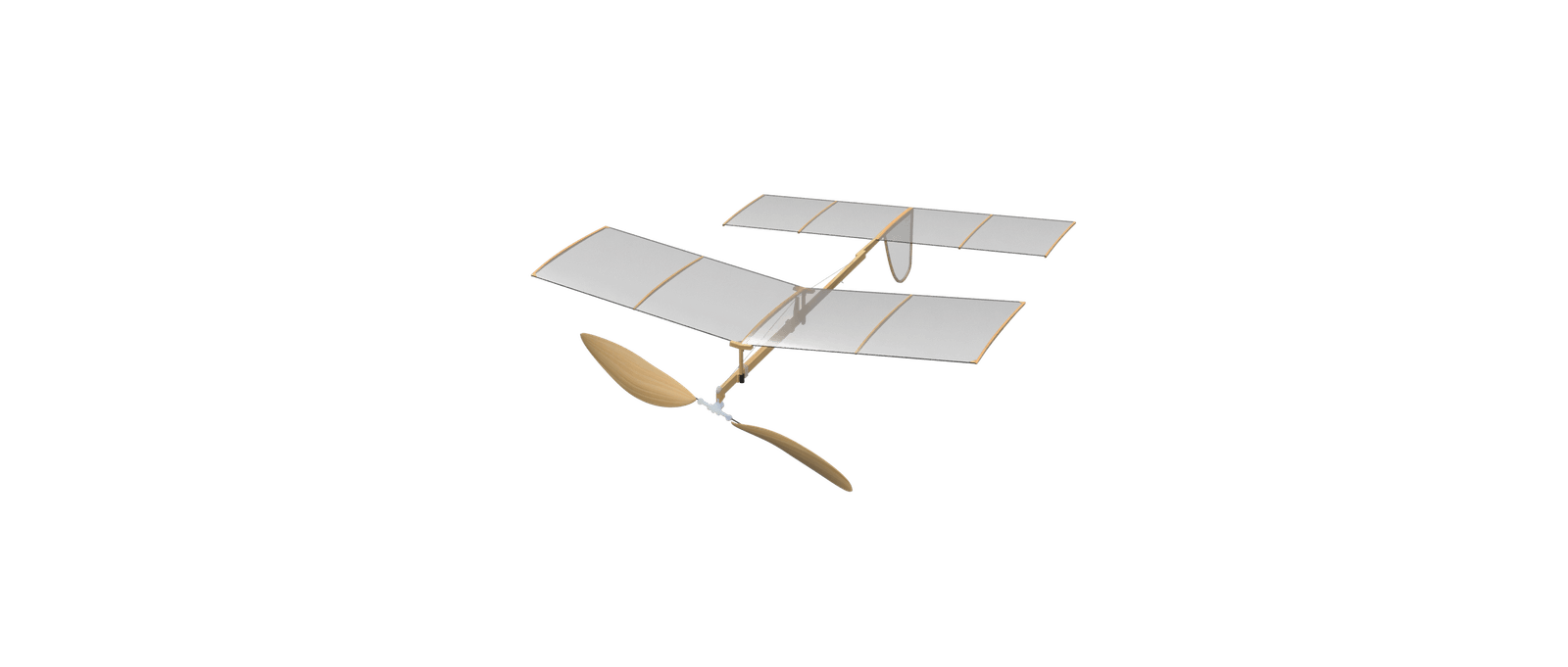 Intermediate Kit rendering with rectangular Mylar wings